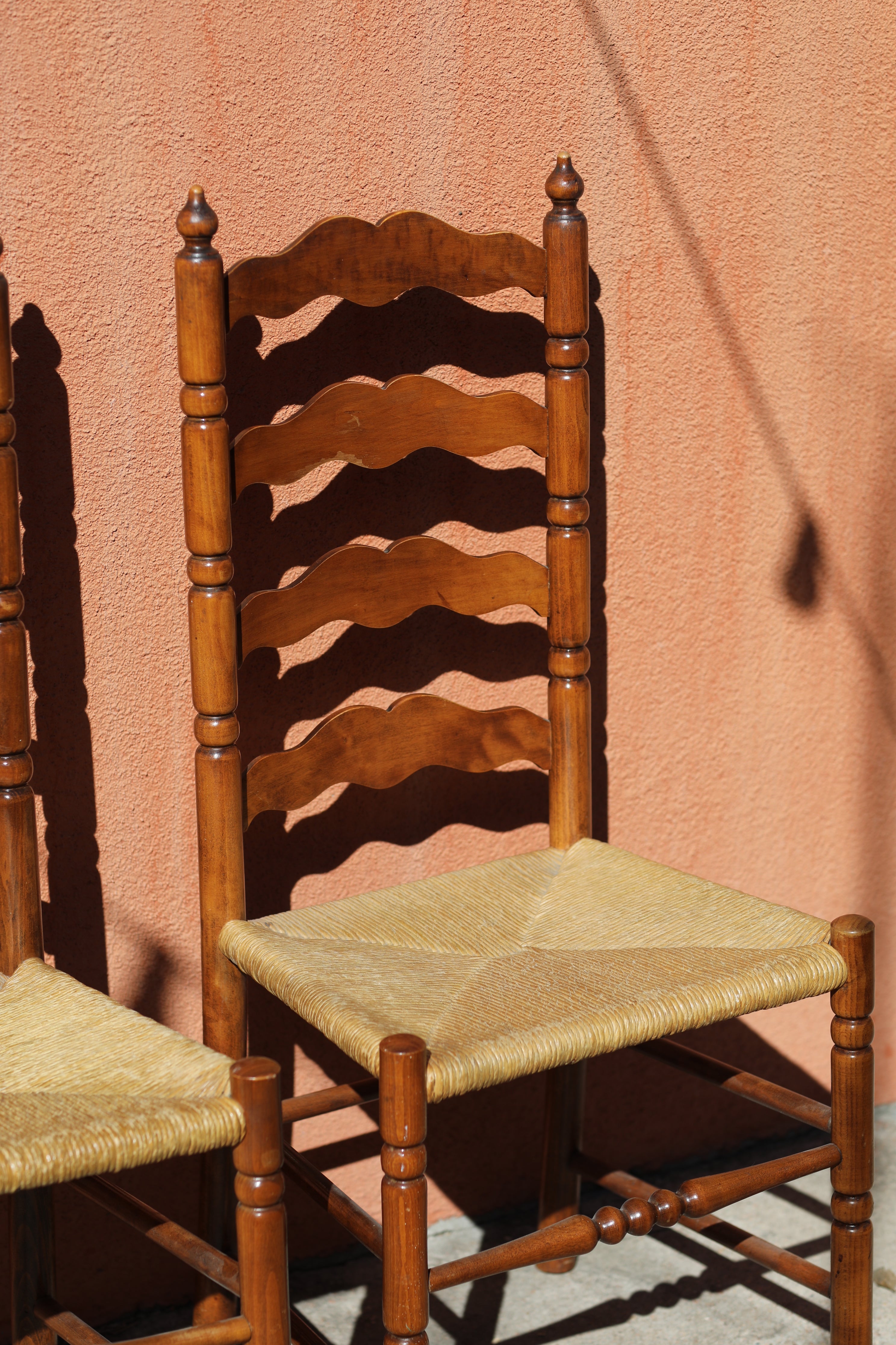 Tell City Vintage Ladder Back Chair (PAIR)